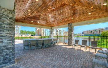 Outdoor kitchen and lounge